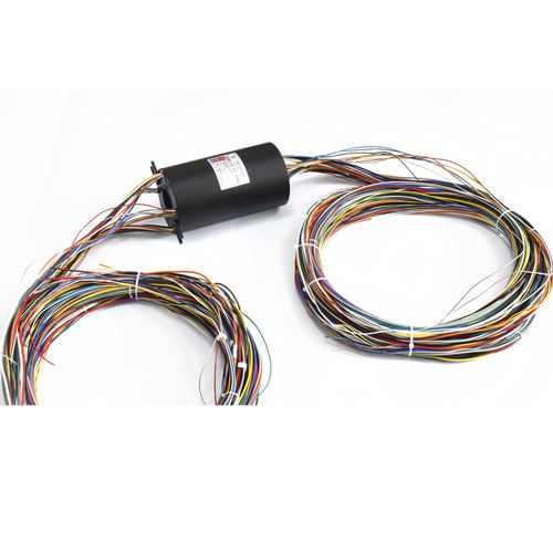 Collecteur tournant électrique - ECN038-20P3-16S  - CENO Electronics technology Co., Ltd - arbre traversant / industriel / en métal