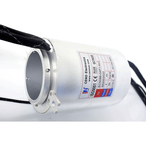 Collecteur tournant étanche - ECN088-04P1-44S-IP65-JZ - CENO Electronics technology Co., Ltd - avec passage au centre / pour antenne radar / pour applications marines