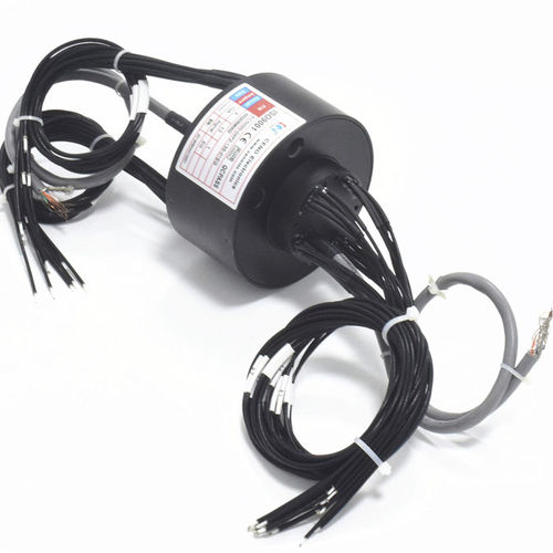 Collecteur tournant via Ethernet - ECN000-04P2-13S-01EG - CENO Electronics technology Co., Ltd - Gigabit Ethernet / à arbre plein / IP54