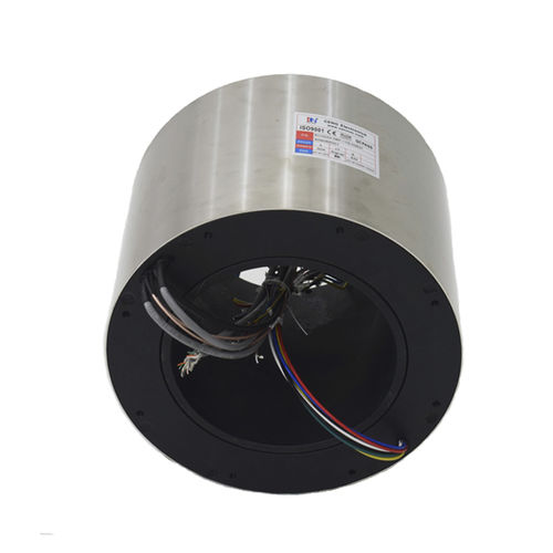 Collecteur tournant via Ethernet - ECN220-06P-17S-02EM  - CENO Electronics technology Co., Ltd - avec passage au centre / pour applications industrielles / alliage d'aluminium