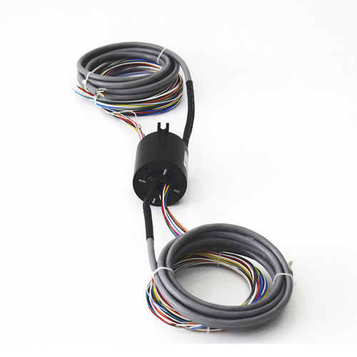 Collecteur tournant via Ethernet - ECN012-12P1-01EM - CENO Electronics technology Co., Ltd - avec alésage / industriel / compact