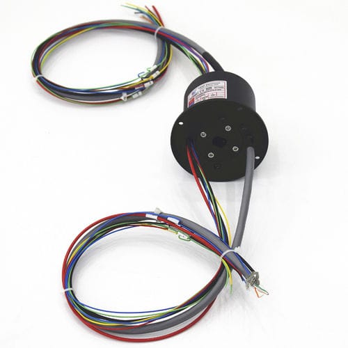 Collecteur tournant via Ethernet - ECN000-02P3-07S-01EM - CENO Electronics technology Co., Ltd - à arbre plein / industriel / alliage d'aluminium