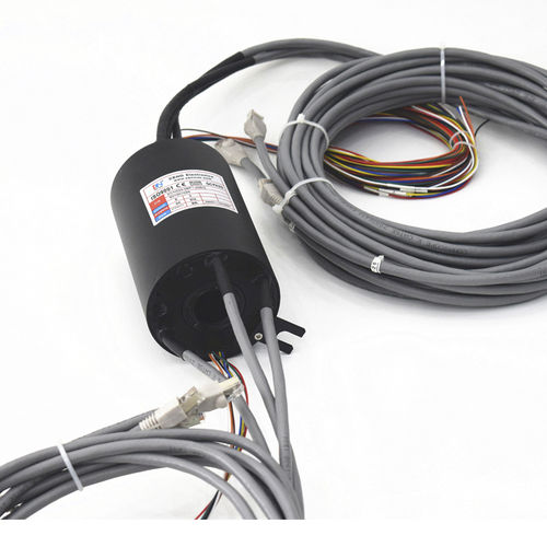 Collecteur tournant via Ethernet - ECN025-08P1-03EG - CENO Electronics technology Co., Ltd - avec alésage / industriel / IP54