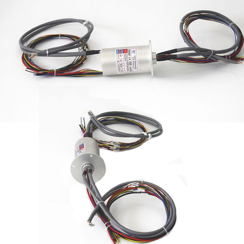Collecteur tournant via Ethernet - ECN000-02P-04P2-09S-02EM - CENO Electronics technology Co., Ltd - à arbre plein / industriel / alliage d'aluminium
