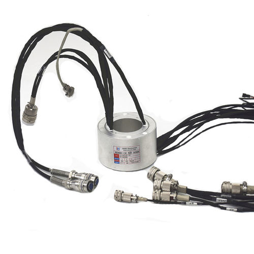 Collecteur tournant avec passage au centre - ECN065-08P-12S - CENO Electronics technology Co., Ltd - industriel / pour antenne radar / immunisé contre le bruit