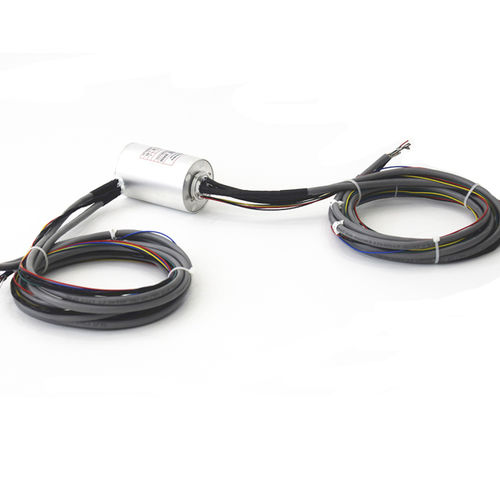 Collecteur tournant via Ethernet - ECN012-04P1-04S-01EM-01EG - CENO Electronics technology Co., Ltd - à axe creux / industriel / compact