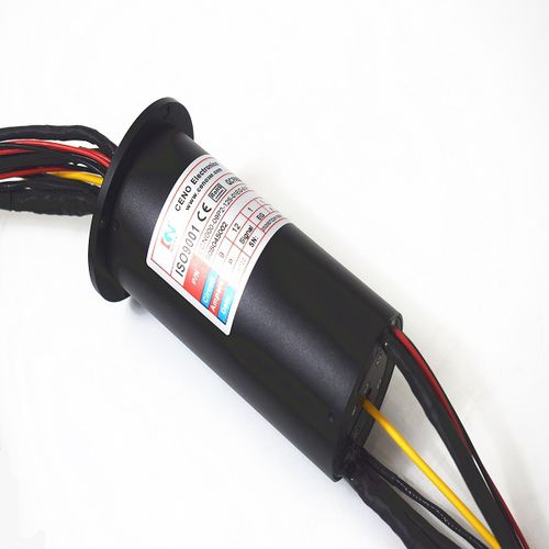 Collecteur tournant via Ethernet - ECN000-09P2-12S-01EG-01F - CENO Electronics technology Co., Ltd - RS-422 / à axe creux / pour équipement médical