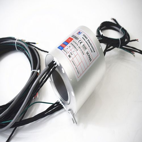Collecteur tournant avec alésage - ECN070-18P-01EM - CENO Electronics technology Co., Ltd - pour équipement médical / pour antenne radar / pour machine d'emballage