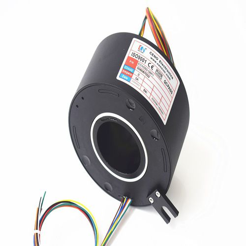 Collecteur tournant avec alésage - ECN050-08P1  - CENO Electronics technology Co., Ltd - industriel / alliage d'aluminium / à faible couple