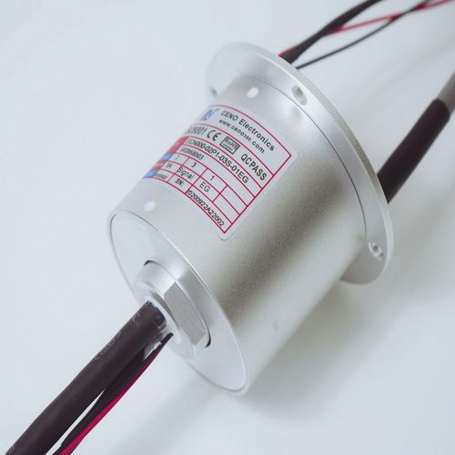 Collecteur tournant Gigabit Ethernet - ECN000-02P1-03S-01EG - CENO Electronics technology Co., Ltd - à axe creux non traversant / industriel / alliage d'aluminium