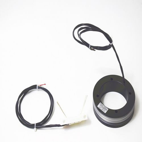 Collecteur tournant avec alésage - SCN056-03S - CENO Electronics technology Co., Ltd - en 2 parties / alliage d'aluminium / compact