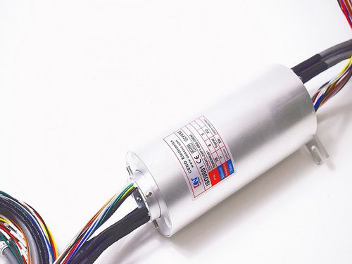 Collecteur tournant via Ethernet - ECN025-28P1-08S-03EM - CENO Electronics technology Co., Ltd - avec passage au centre / pour équipement médical / alliage d'aluminium