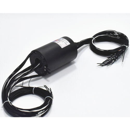 Collecteur tournant électrique - ECN038-03P1-36S  - CENO Electronics technology Co., Ltd - avec passage au centre / pour antenne radar / pour grue