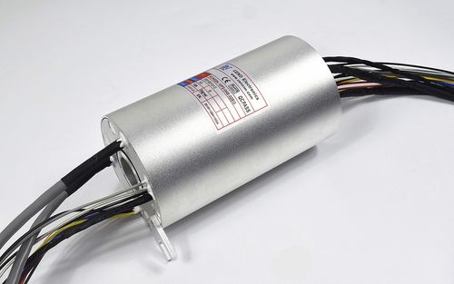 Collecteur tournant Gigabit Ethernet - ECN025-10P2-04S-02EG - CENO Electronics technology Co., Ltd - avec alésage / industriel / alliage d'aluminium