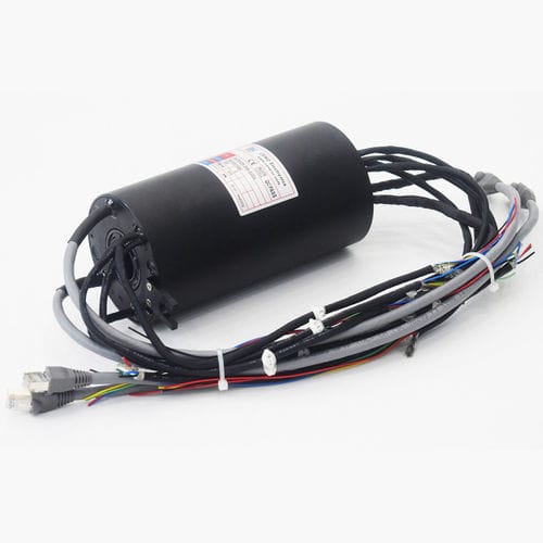 Collecteur tournant via Ethernet - ECN025-25S-02EG - CENO Electronics technology Co., Ltd - Gigabit Ethernet / avec alésage / pour réseaux de télécommunication