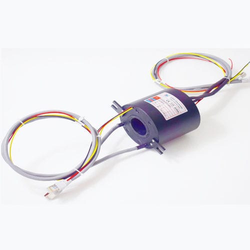 Collecteur tournant via Ethernet - ECN038-03P2-02EG - CENO Electronics technology Co., Ltd - Gigabit Ethernet / avec passage au centre / industriel