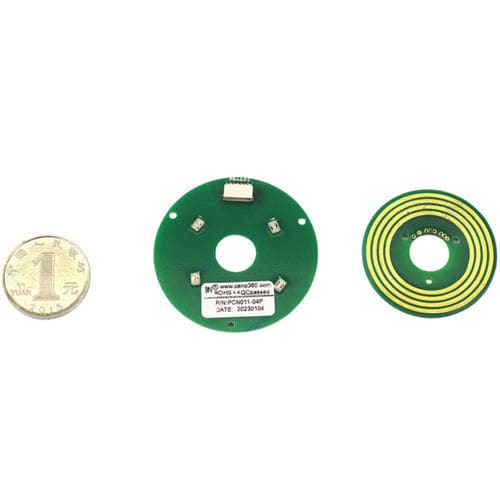 Collecteur tournant de transmission de signaux - PCN011-04P - CENO Electronics technology Co., Ltd - avec passage au centre / type pancake / pour table rotative