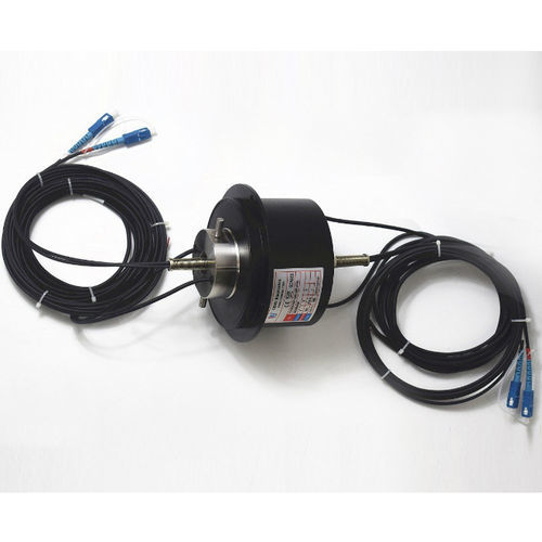 Collecteur tournant de fibre optique - CENO Electronics technology Co., Ltd - à axe creux non traversant / industriel / alliage d'aluminium