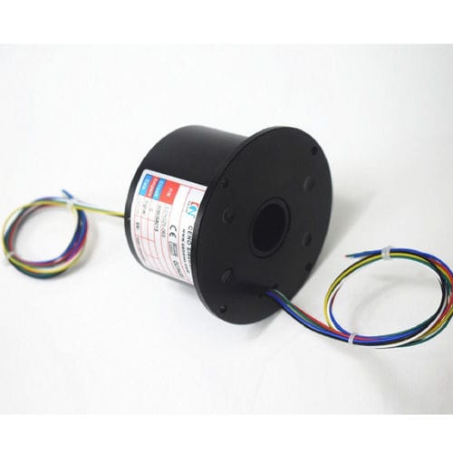 Collecteur tournant avec alésage - ECN025-06S-IP55 - CENO Electronics technology Co., Ltd - industriel / pour grue / en aluminium
