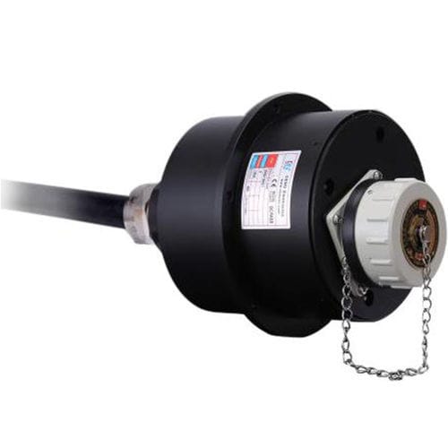 Collecteur tournant électrique - ECN-EX-03P-06S - CENO Electronics technology Co., Ltd - à arbre plein / IP65 / sur mesure