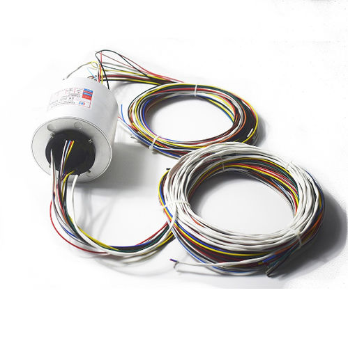 Collecteur tournant électrique - ECN038-15P2-02S - CENO Electronics technology Co., Ltd - avec passage au centre / industriel / IP54