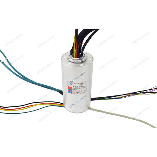Collecteur tournant USB - ECN025-03P5-14S-01U2-02EG - CENO Electronics technology Co., Ltd - en série / 1 Gbps / avec alésage