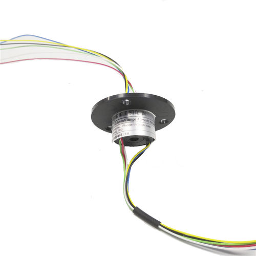 Collecteur tournant à capsule - DHK005-6-2A - JiuJiang Ingiant Technology Co.,Ltd - compact / avec contacts en or / IP65