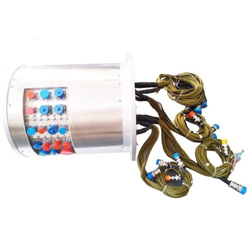 Collecteur tournant électro-optique - DHK140-146 - JiuJiang Ingiant Technology Co.,Ltd - hydraulique / à capsule / avec passage au centre