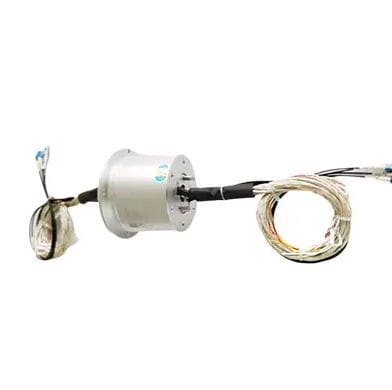 Collecteur tournant électrique - DHS100-18-4F - JiuJiang Ingiant Technology Co.,Ltd - de fibre optique / de vidéosurveillance / alliage d'aluminium