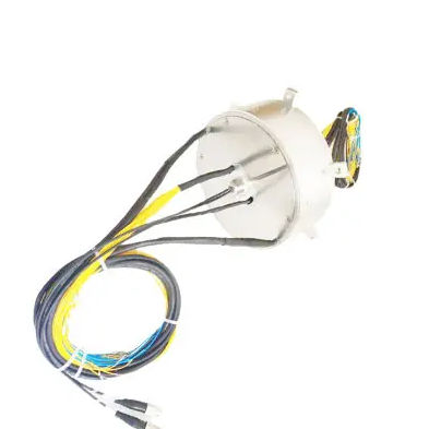 Collecteur tournant électrique - DHS140-36-2F - JiuJiang Ingiant Technology Co.,Ltd - de fibre optique / de vidéosurveillance / alliage d'aluminium