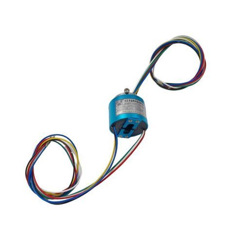 Collecteur tournant avec passage au centre - DHK012-6-5A - JiuJiang Ingiant Technology Co.,Ltd - pour applications de vidéosurveillance / pour applications industrielles / pour table rotative