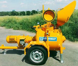 Transporteur malaxeur de mortier électrique - ESTROMAT 260 E - UELZENER Maschinen GmbH