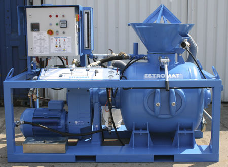 Transporteur malaxeur de mortier électrique - Estromat 260 - 600 - UELZENER Maschinen GmbH