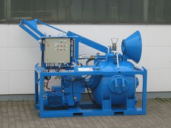 Transporteur malaxeur de mortier électrique - Estromat 850-AL - UELZENER Maschinen GmbH