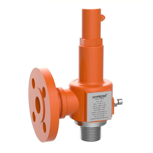 Soupape de surpression à gaz - HV-SRV-08 - Hyper Valves - vapeur / pour eau / pour réservoir