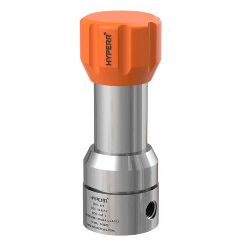 Régulateur de contre-pression pour vapeur - HV-BPRV-08 - Hyper Valves - de gaz / à diaphragme / à ressort