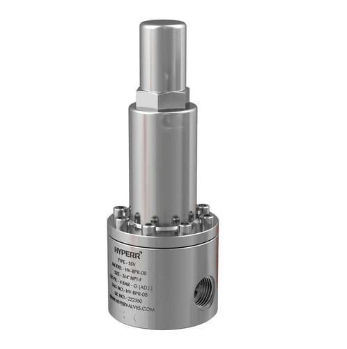 Régulateur de contre-pression pour vapeur - HV-BPRV-09 - Hyper Valves - pour eau / de gaz / à diaphragme
