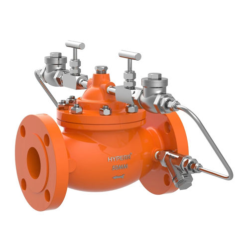 Clapet anti-retour à membrane - HV-ACV-08 - Hyper Valves - pour eau / à bride / pour réseau d'eau