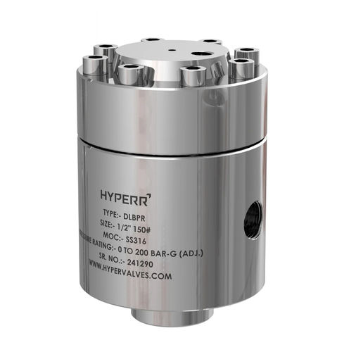 Régulateur de contre-pression pour eau - HV-DLBPR-02 - Hyper Valves - pour gaz chauffé / à piston / à dôme