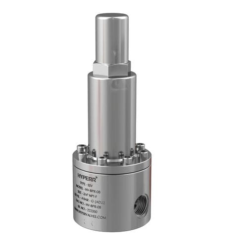 Soupape de sécurité d'arrêt - HV-SSV-01 - Hyper Valves - à gaz / EN 14382 / en acier inoxydable