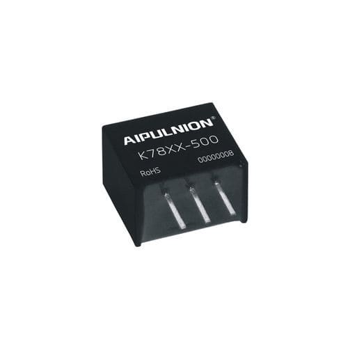 Convertisseur DC/DC régulé - K78XX-500 - Guangzhou Aipu Electron Technology Co.,Ltd - avec faibles ondulations / SIP / compact