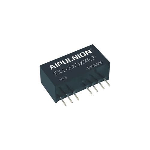 Convertisseur DC/DC SIP-7 - FK1-XXXXXE3 - Guangzhou Aipu Electron Technology Co.,Ltd - régulé / plage de tension d'entrée 2:1 / avec faibles ondulations