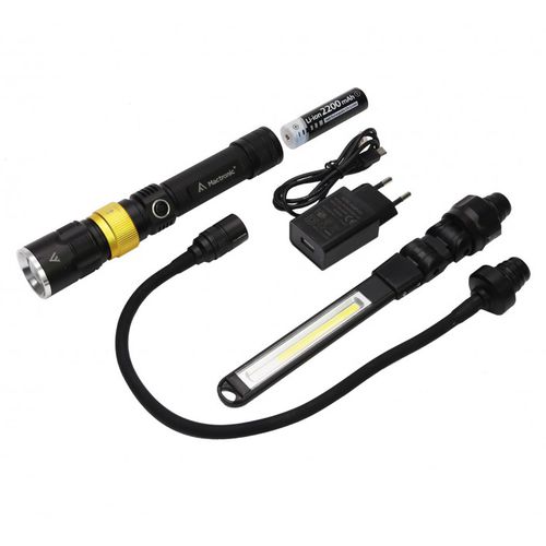 Lampe torche à LED - PWL0021 - Mactronic - UV / à émission optique à étincelles / rechargeable