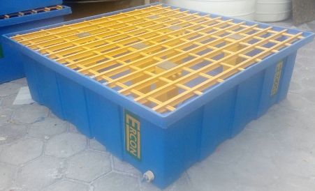 Palette de rétention en polyéthylène - ESP300T - Ergen Plastic Industries