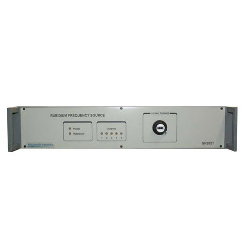 Source de fréquence à oscillateur rubidium - SR2021-10-ASQ3XLM - TimeLink microsystems - 10 MHz / 5 MHz / 5 sorties