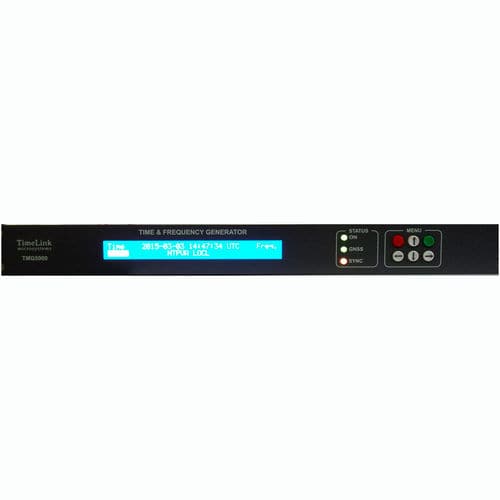Générateur de temps et de fréquence - TMG3400, TMG4200, TMG4300, TMG4500, TMG4700 - TimeLink microsystems - asservi / GNSS / GPS