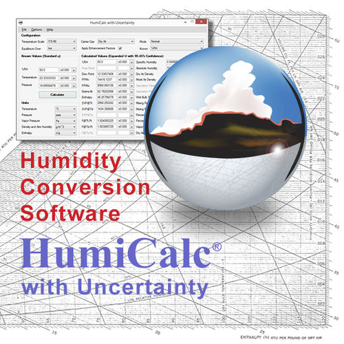 Progiciel de conversion de données - HumiCalc&reg; - Thunder Scientific Croporation - Windows