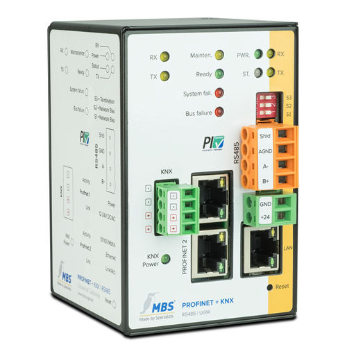 Passerelle de communication - Triple-X - MBS GmbH - RS232 / RS-485 / ProfiNet