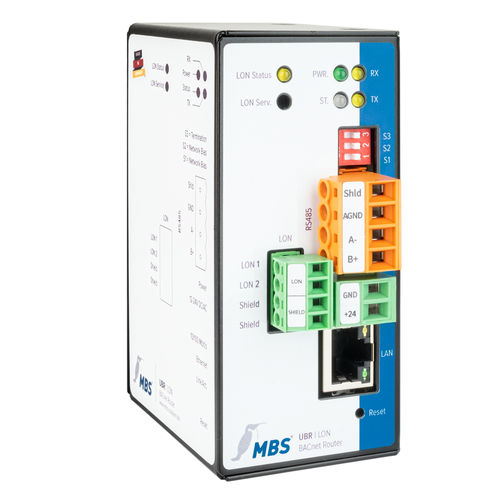 Routeur BACnet - UBR | LON - MBS GmbH - de communication / LAN / RS485