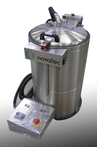 Sécheur à lit fluidisé - NOVATURN series - NOVATEC srl - Surface Finishing Technology - centrifuge / batch